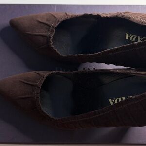 Prada Elegant Brown Women's Heels